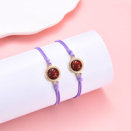 Pulseras de baloncesto CERSLIMO infantiles ajustables de joyería para amigas 5