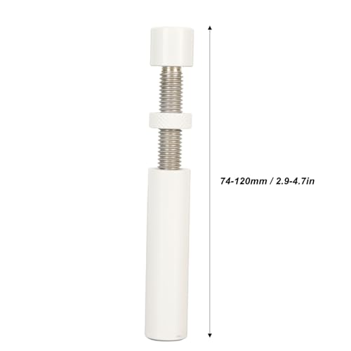 Soporte para GPU de aleación de aluminio blanco miniatura 2