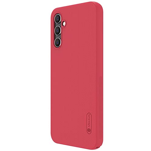 Image of Nillkin Case for Samsung Galaxy A14 5G (6.6 inch Inch) Super Frosted Hard Back Dotted Grip Cover PC Red Color