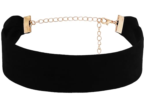 Sacina Black Velvet Choker, Black Necklace for Women, Vintage Necklace, Gothic Goth Choker, Christmas Jewelry Gift for Women