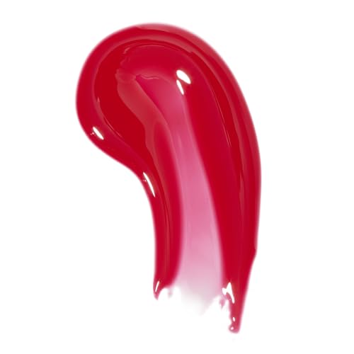 Image of Revolution Beauty, Pout Bomb Plumping Lip Gloss, High-Shine for Glossy, Fuller & Plump Lips with Hyaluronic Acid & Peptides, Vegan & Cruelty-Free (Cherry Sheer Red, 4.6ml)