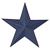 Vhc brands patriotic faceted metal star navy wall hanging 8×8 independence day decor american star design distressed appearance metal wall hanging star shape country navy  urban country home decor