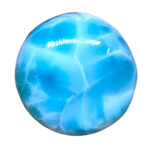 Larimar naturel cabochon rond la pierre gemme idéale pour créer un cadeau personnalisé