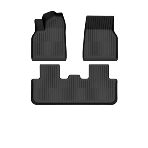 Tapis de Sol pour Tesla Model Y 2025 Juniper | Set de 3 Pièces en TPE Haute Protection