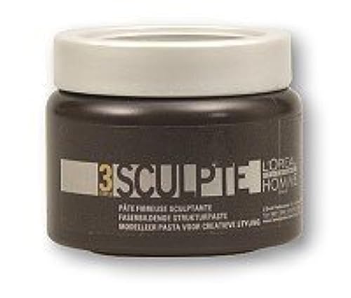 Image of L'OREAL PROFESSIONNEL PARIS Homme Force 3 Sculpte Sculpting Fibre Paste Clay , 150G