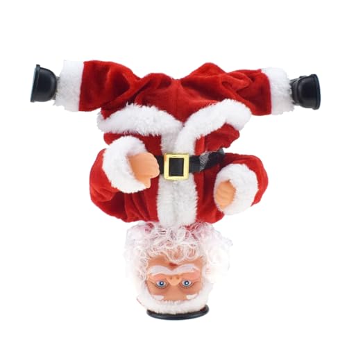 MUSISALY Juguete Navideño de Papá Noel Eléctrico Musical Muñeco de Navidad para Decorar el Hogar 1 Pieza sin Batería Adecuado para Fiestas y Regalos Infantiles