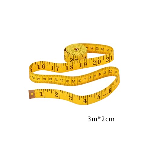 3 cintas métricas flexibles 300cm doble escala miniatura 2