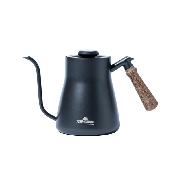 Ceviz Sap Termometreli Kahve Su Isıtıcı Dripper 650 ML