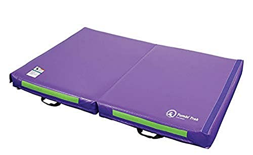 Tumbl Trak Folding Practice Mat, Purple, 4ft x 6ft x 6in