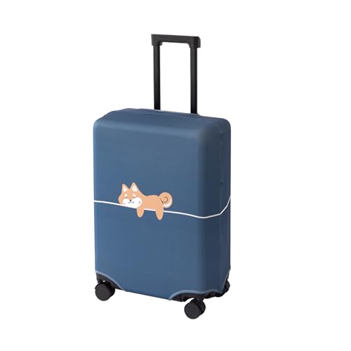 Image of HOKIPO 220gsm Durable and Washable Suitcase Covers for Trolley Suitcase, Medium (21-22inch) - Sweet Puppy (AR-6344-D16)
