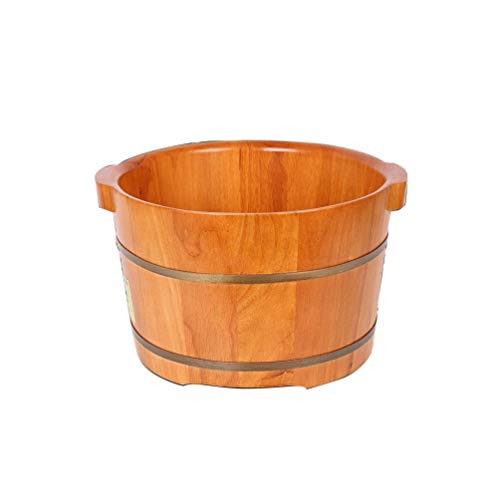 Cubeta de madera para spa de pies con diseño profundo