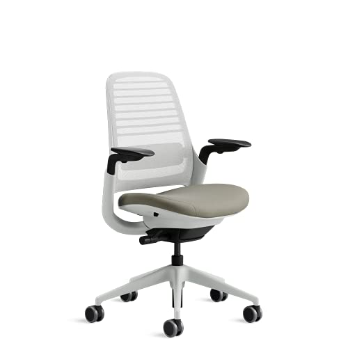 Sillas Oficina Steelcase Serie 1 Silla de Oficina Ergonómica de Altura Ajustable con Soporte Lumbar y Reposabrazos Ajustables, Respaldo de...