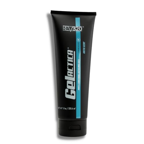 Gelactica Max Control Hair Gel for Men, Alcohol-Free, Strong Hold Styling Gel, Natural Extracts for...