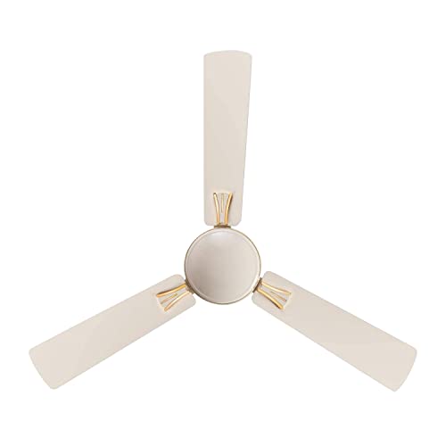 LUMINOUS Audie 1200MM 2 Star BEE Certified Energy Efficient 50-Watt High-Speed Ceiling Fan For Home and Office (Cream)