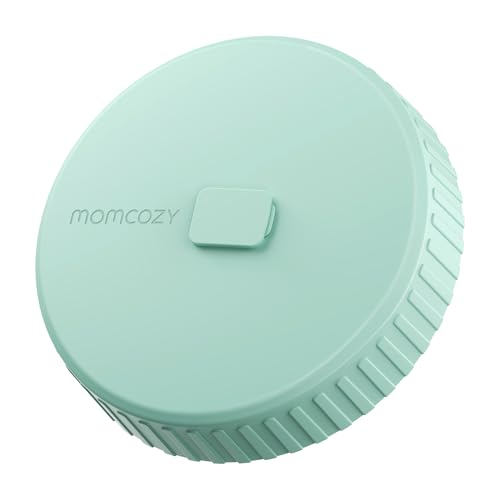 Image of Momcozy Glass Breast Milk Pitcher Lid, Leak Proof with Thickened Silicone Seal, Easy-Open Design with Pressure Release Valve, Dishwasher Safe and Food Grade Caps-1 Pack, Green