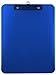 Trade Quest Plastic Clipboard Transparent Color Letter Size Low Profile Clip (Pack of 6) (Dark Blue)