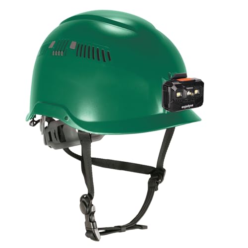 Image of Ergodyne Skullerz 8977LED Type 2 Vented Safety Helmet with LED Light, Class C, Type III Hard Hat