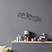 Xedatric F1 Race Metal Wall Art - Formula 1 Speed-Themed Silhouette Sculpture for Garage, Man Cave, Living Room - Unique Gift for Racing Fans