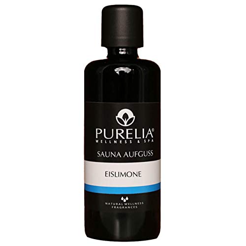 Preisvergleich Produktbild PURELIA Saunaaufguss Konzentrat EIS-Limone 100 ml natürlicher Sauna-aufguss - Reine ätherische Öle