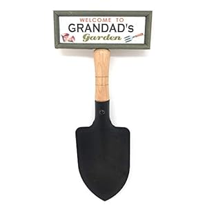 tlm wholesale Welcome to Grandad’s garden hanging shovel sign