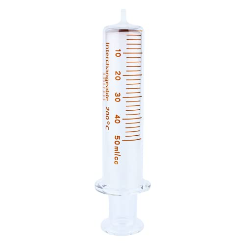 Truth Laboratory Glass Syringe Glass Tip, 50ml (Pack of 1) (B07Q2CZMST) Amazon Price History, Amazon Price Tracker