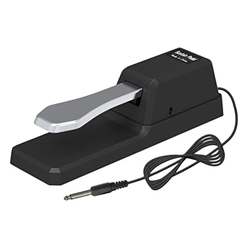 GLSTOY Piano Sustain Pedal for Keyboards Sturdy Metal Piano Foot Pedal Polar Reversal Easy to Use