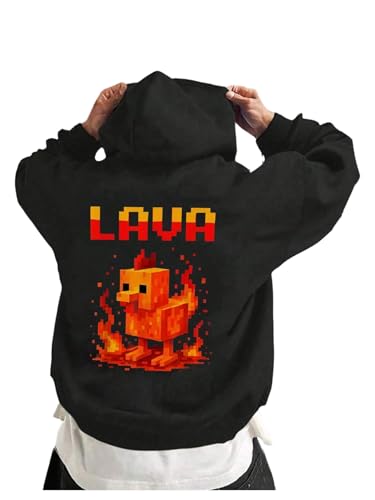 WDIRARA Boy's Graphic Hoodies Long Sleeve Hooded Sweatshirts Streetwear Pullover Tops