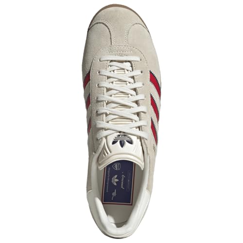 Adidas Gazelle Arsenal - Men's (JS3042, Off White/Night Sky/Better Scarlet)4