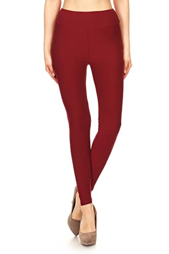 Image of Leggings Depot High Waisted Leggings for Women Buttery Smooth & Soft Women's Solid Yoga - Reg, Plus, 1X3X, 3X5X