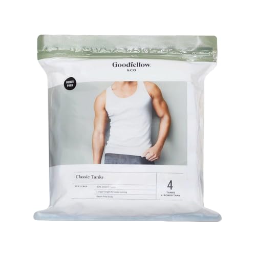 Goodfellow & Co Men's 4+1 Bonus Pack Tank Top3