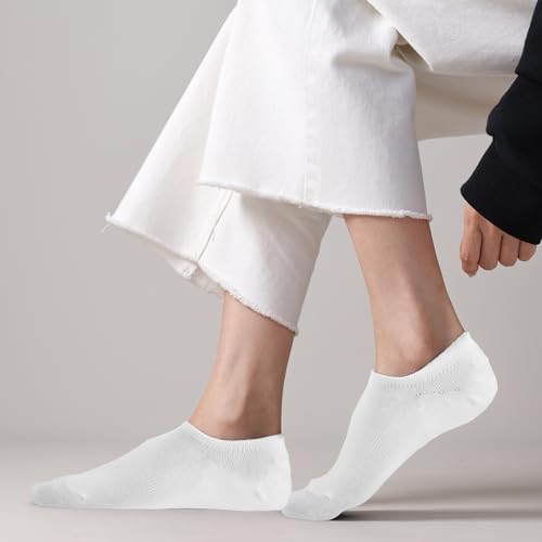 3/6 Pairs Cotton No Show Socks Womens Low Cut Ankle Athletic Socks Anti-Slid Casual Invisible Liner Sock3