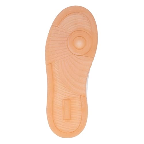 Nautica Girls Kids Fashion Sneakers - Low-Top Court Shoes For Kids: Lace-Up And Slip-On Tennis Sneakers-Monsanta Girls-Bone Neon Orange Size-1 thumb #4