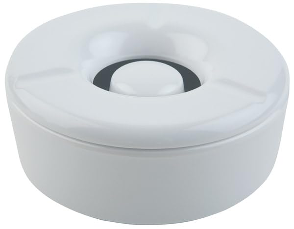 Posacenere Professionale In Melamina Wind Casual | Ø 11,5 Cm | Lavabile In Lavastoviglie | Bianco