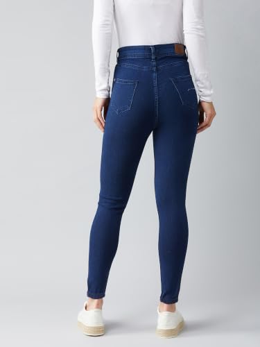 Image of Dolce Crudo Distressed High Rise Skinny Jeans for Women