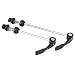 FECAMOS Levier de dégagement Rapide de vélo, casier Universel de brochette de Bicyclette de d'anode pour l'accessoire de Bicyclette(Le Noir)