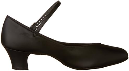 Capezio Women's Suede Sole Jr. Footlight Character Shoe, Black, 6.5 M US | Image 5
