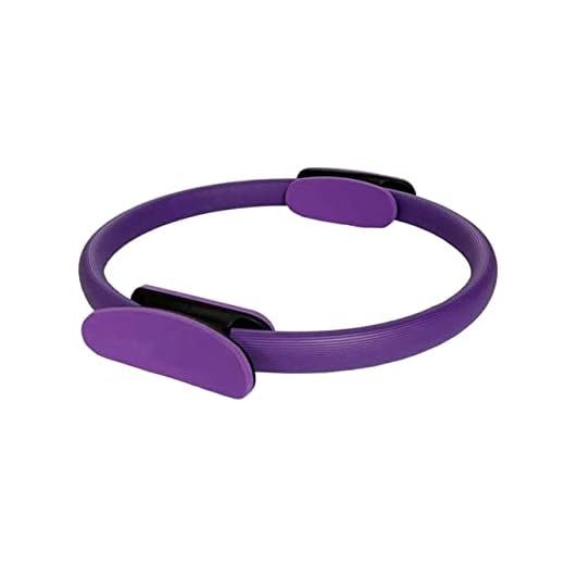 BigBigHundred Anillo Pilates Círculo Anillo De Pilates Anillo De Yoga Aros De Pilates Círculo De Pilates para Fitness En El Hogar Mango Doble Adecuado - Púrpura 38x3cm