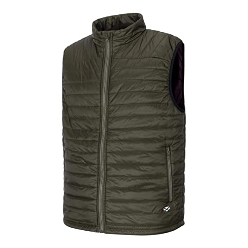 Hoggs of Fife Kingston Rip-Stop Gilet - OliveMerlot XX-Large Green