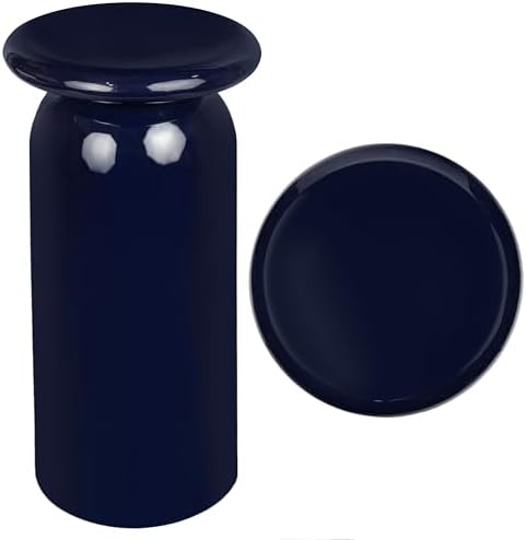 <h3>Ink Blue Lacquer Side Table</h3>