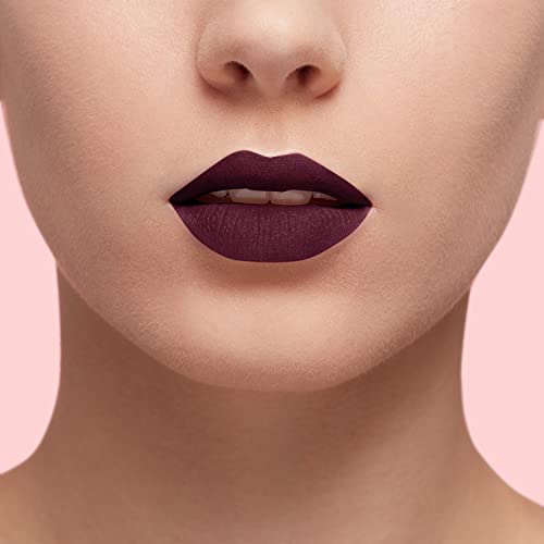 Les Macarons ultra matte liquid lipstick #830 blackcurrant c - vue 6