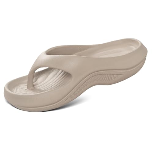 Pillow Arch Support Flip Flops, Platform Recovery Flipflops Orthopedic Sandals for Women Men