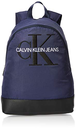 Calvin Klein: Ckj Monogram Nylon Cp Bp 40  Shoppers y bolsos de hombro Hombre  Azul