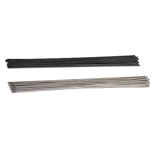 Rayons de vélo 14G anti casse en acier inoxydable argent 20 pièces - 5