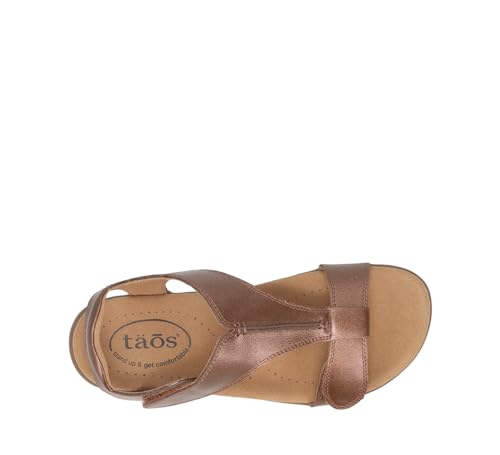 Image of Taos The Show Premium Leather Women's Sandal - Experience Everyday Style, Comfort, Arch Support, Cooling Gel Padding and an Adjustable Fit for Exceptional Walking Comfort