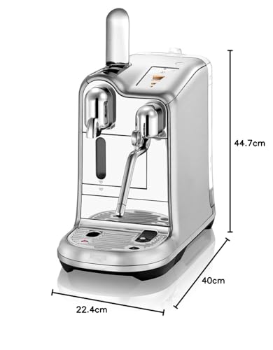 Sage Appliances Macchina da caffè Nespresso Creatista Pro di macchina per caffè espresso a capsule, SNE900, acciaio inossidabile spazzolato - 5