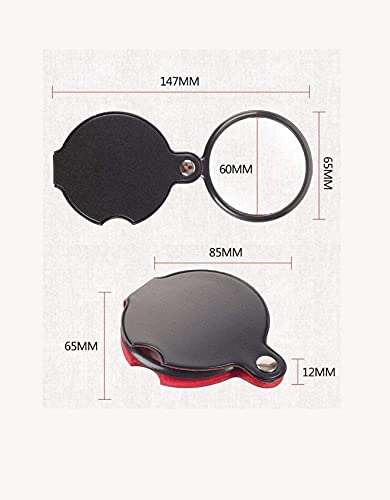 Loupes HD pliables verre portatif 5X journaux et magazines - 4