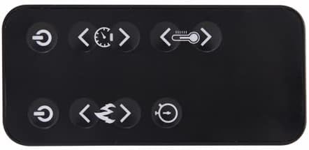 Miniatura 7 de LIVILAND Chimenea eléctrica independiente de óxido de magnesio de 36 pulgadas en gris