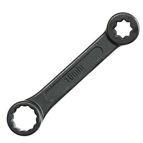 16mm Engine Motor Mount Socket Wrench 12 Point Design Multiple Angle 3/8'' Drive Engine Fixing Screws Wrench Compatible with Mercedes Benz W220 W210 W203 W219 W221 W204