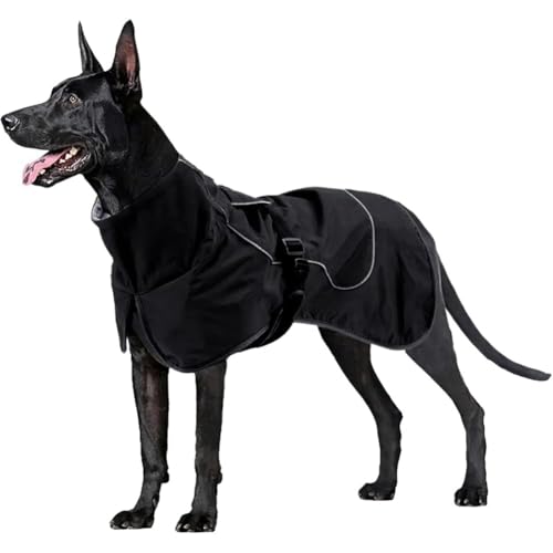 Chaqueta impermeable para perros ropa de abrigo cálida reflectante 8
