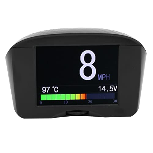 Pantalla HUD OBD2 medidor digital coche con alarma de velocidad y temperatura agua